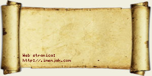 Tamara Veljković vizit kartica